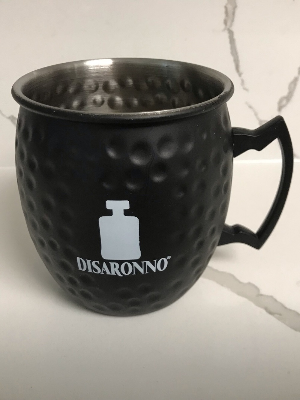 Disaronno Black Hammered Stainless Steel Cocktail Mug Add on for Free!